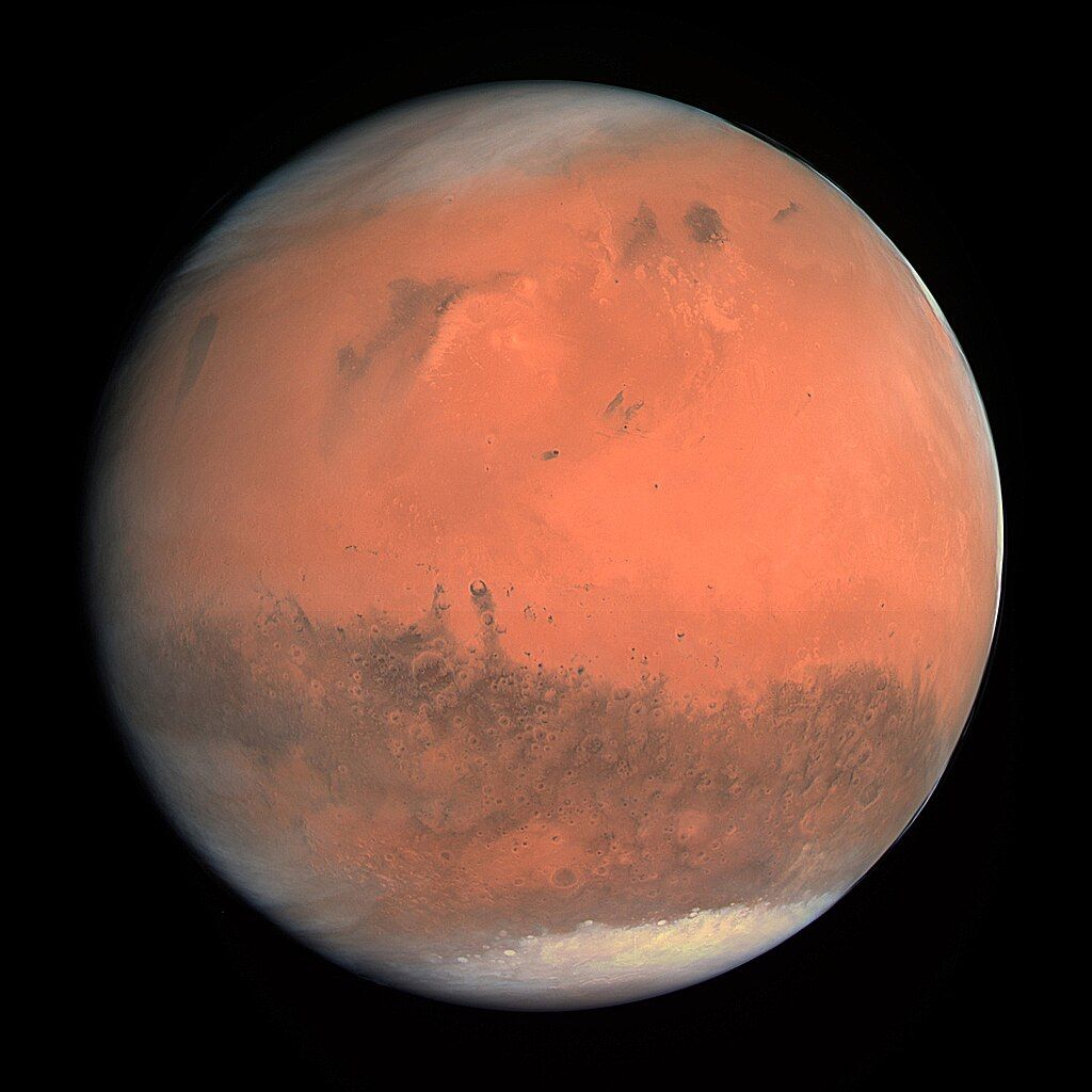 OSIRIS Mars true colour. Photographer: ESA & MPS for OSIRIS Team. Source: Wikimedia Commons. Used under licence: CC BY-SA 3.0.