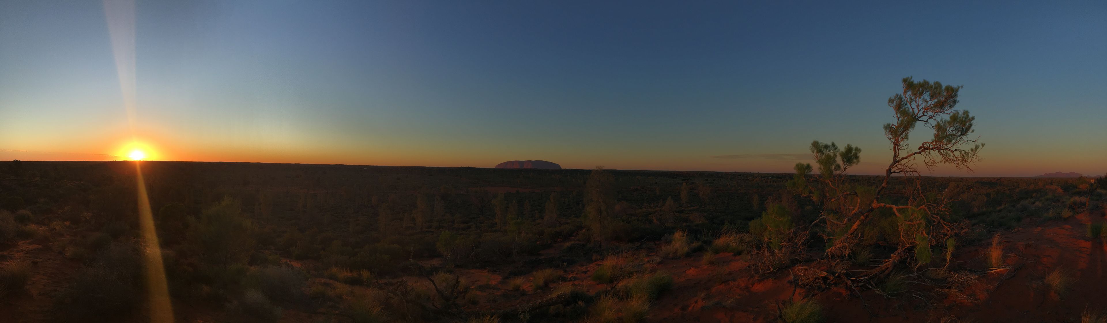Uluru Ayers Rock Sunrise.