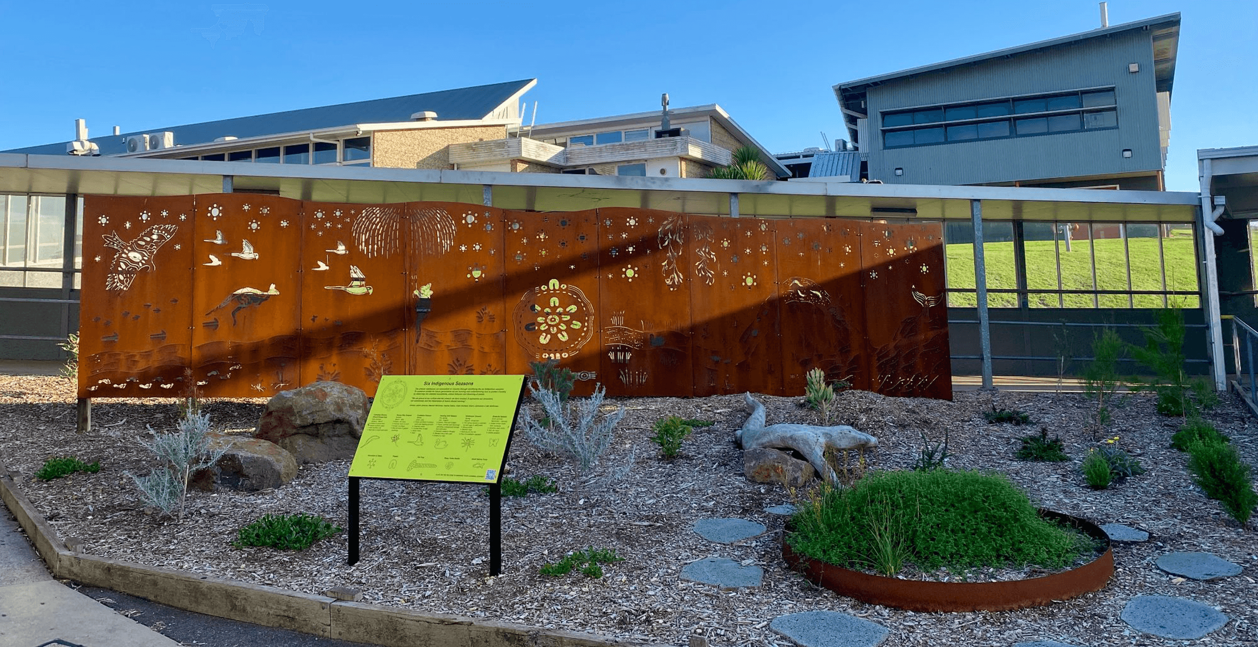 Six Indigenous Seasons Artwork and Garden