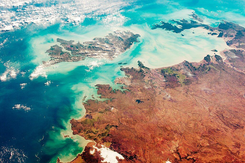 The Tiwi Islands north of Darwin (Northern Territory).