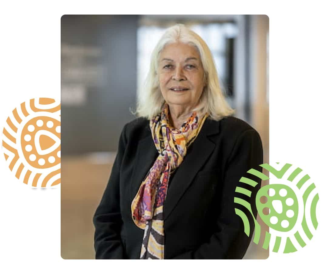 Marcia Langton with Pattern Professor Marcia Langton