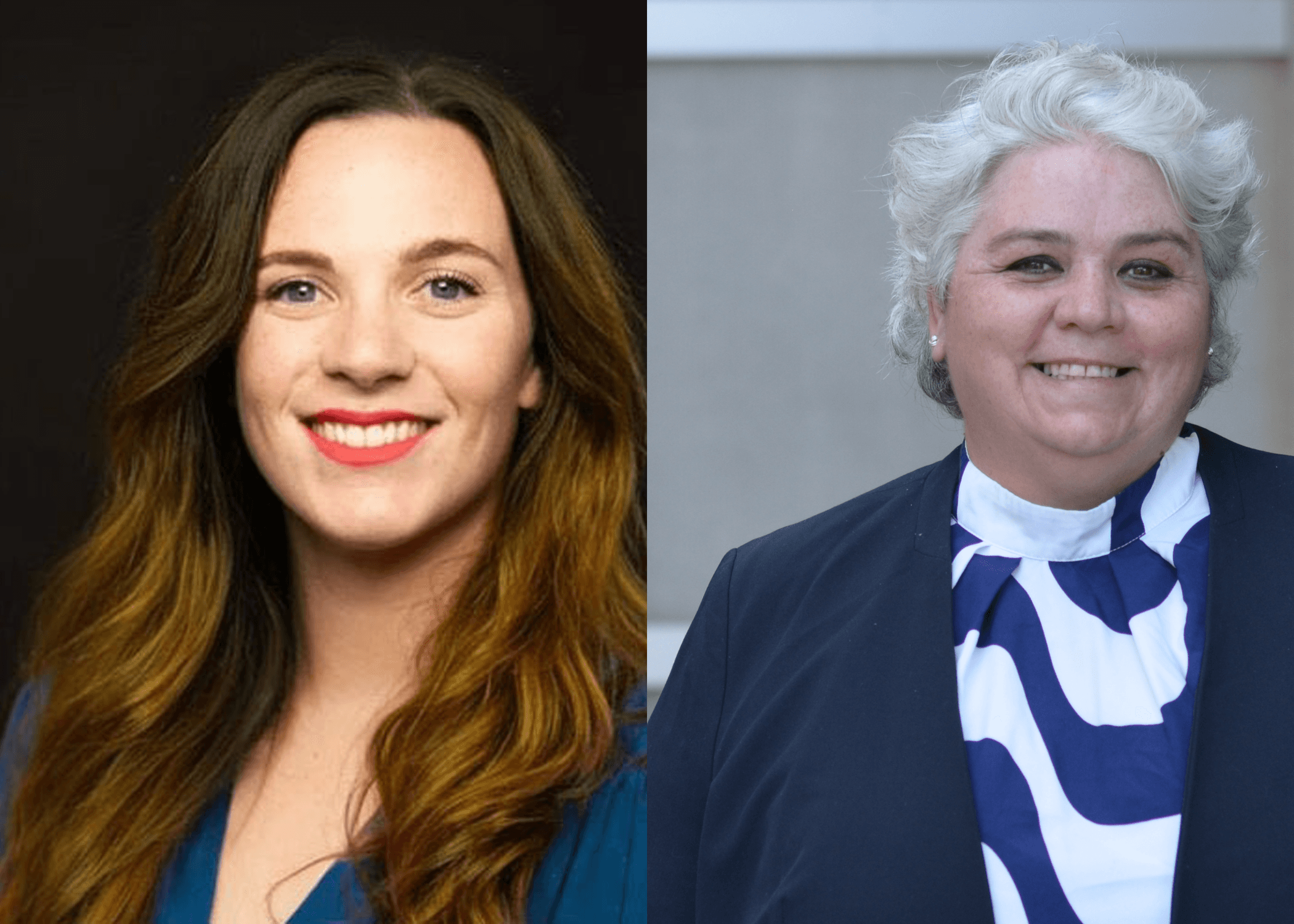 A/Prof Abbey MacDonald and Professor Melitta Hogarth combined headshot
