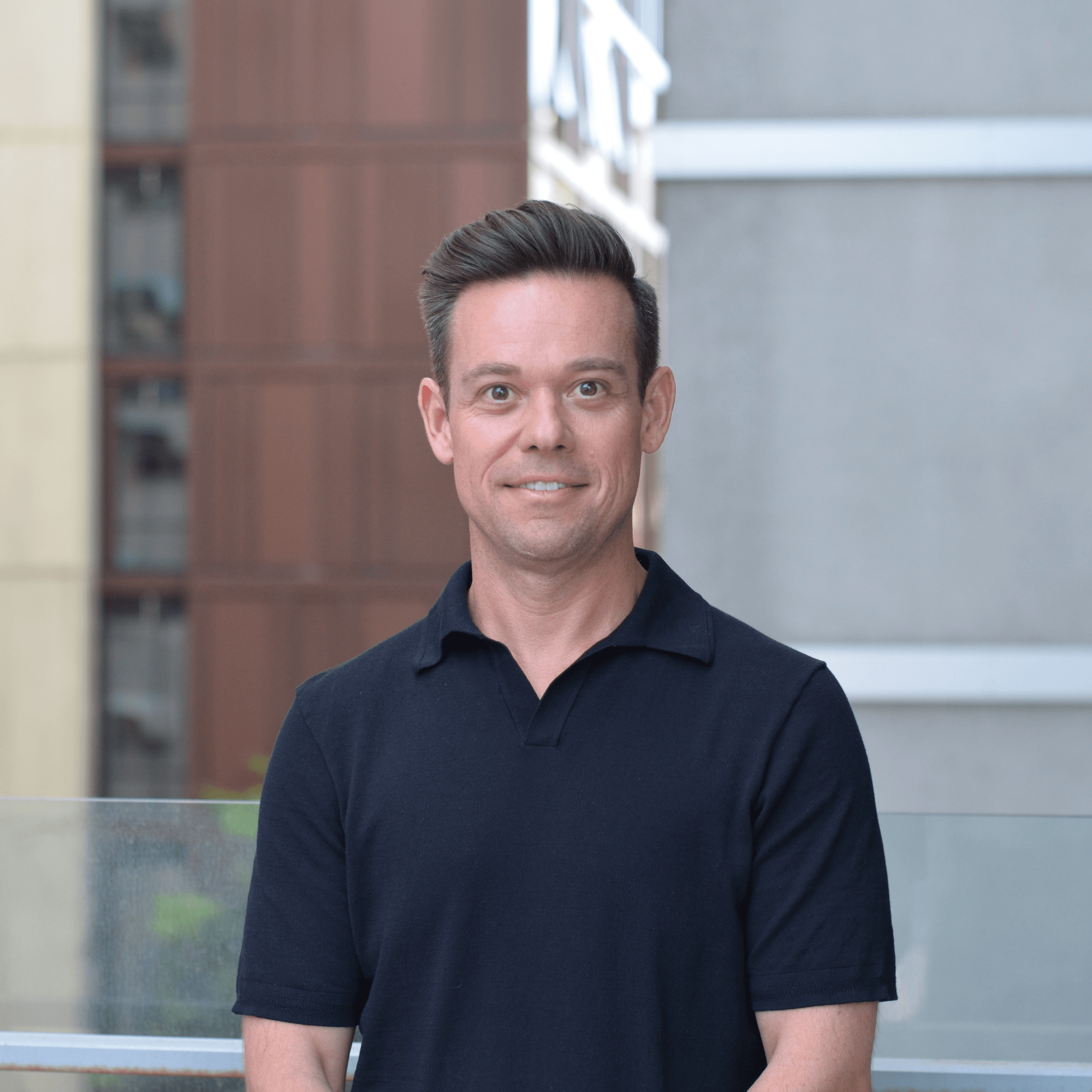 Glen Hayres, Curriculum Writer  Glen Hayres outside the Faculty of Education