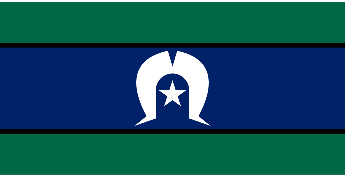 The Torres Strait Islander Flag. Designer: the late Mr Bernard Namok. Used with permission.